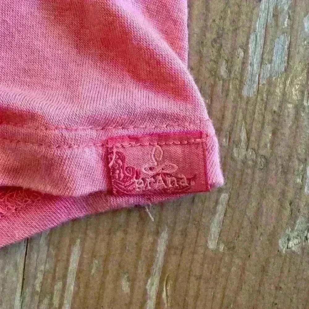 Prana Pink Stretchy Short Sleeve V Neck Shirt Size XS - Picture 2 of 7